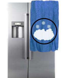 Намерзает снег, лед на стенке : холодильник Indesit